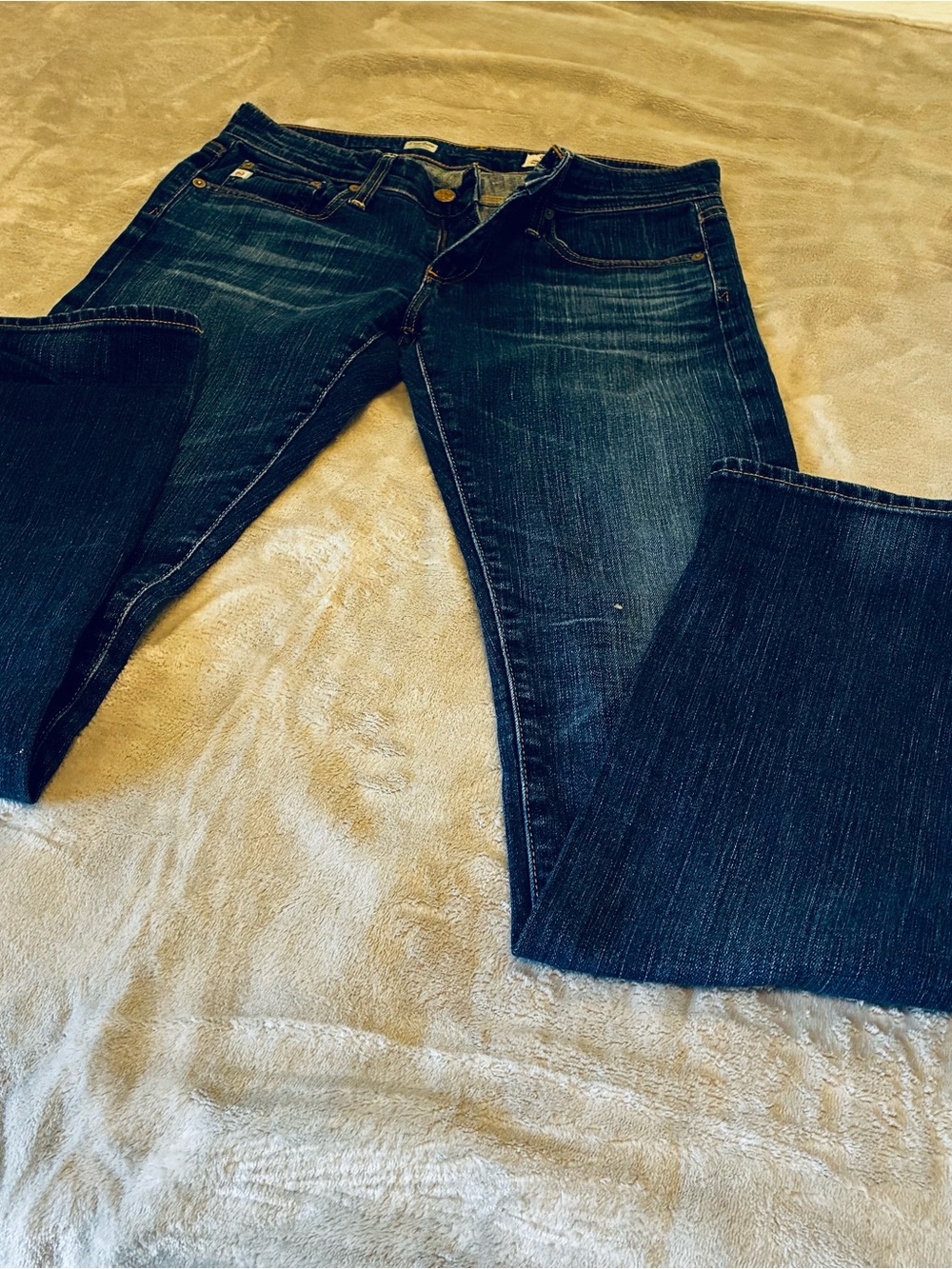 AG ADRIANO GOLDSMCHMIED tOMBOY Dark Blue Denim Jeans Size 27R